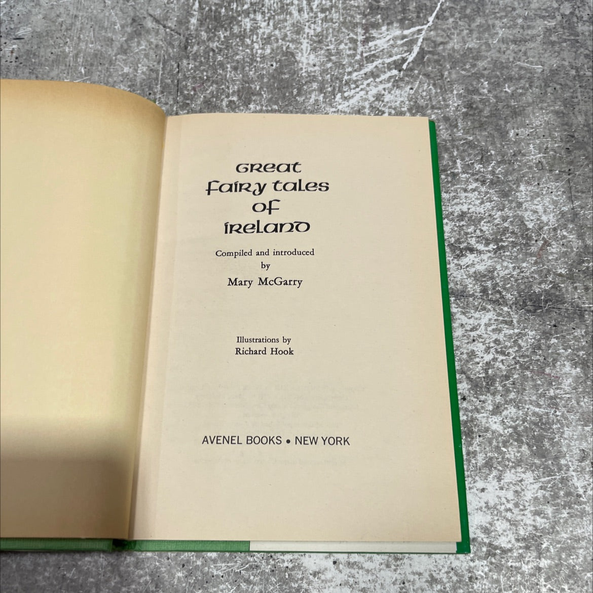 great fairy tales of ireland book, by mary mcgarry, 1973 Hardcover image 2