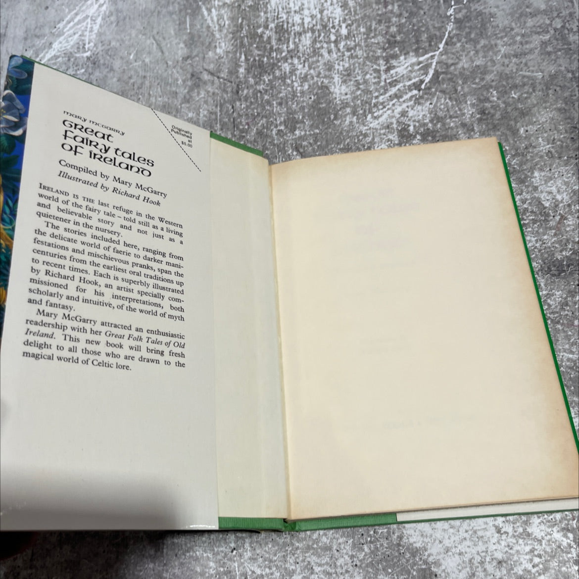 great fairy tales of ireland book, by mary mcgarry, 1973 Hardcover image 4