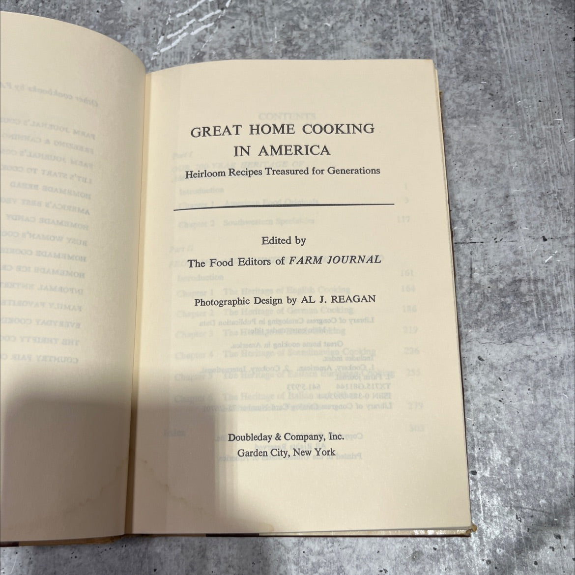 great home cooking in america book, by farm journal, 1976 Hardcover image 2