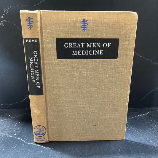 great men of medicine book, by ruth fox hume, 1961 Hardcover image 1