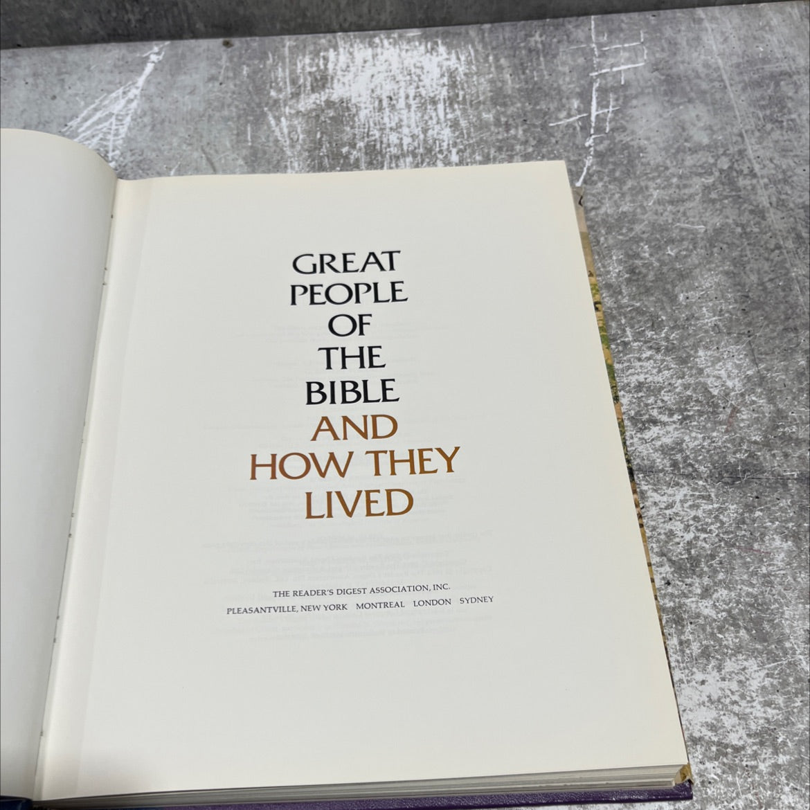 great people of the bible and how they lived book, by unknown, 1974 Hardcover image 2