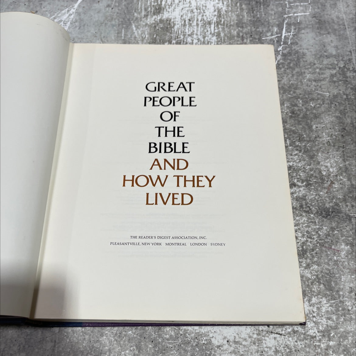 great people of the bible and how they lived book, by unknown, 1974 Hardcover image 2