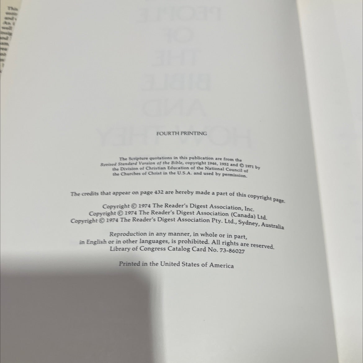 great people of the bible and how they lived book, by unknown, 1974 Hardcover image 3