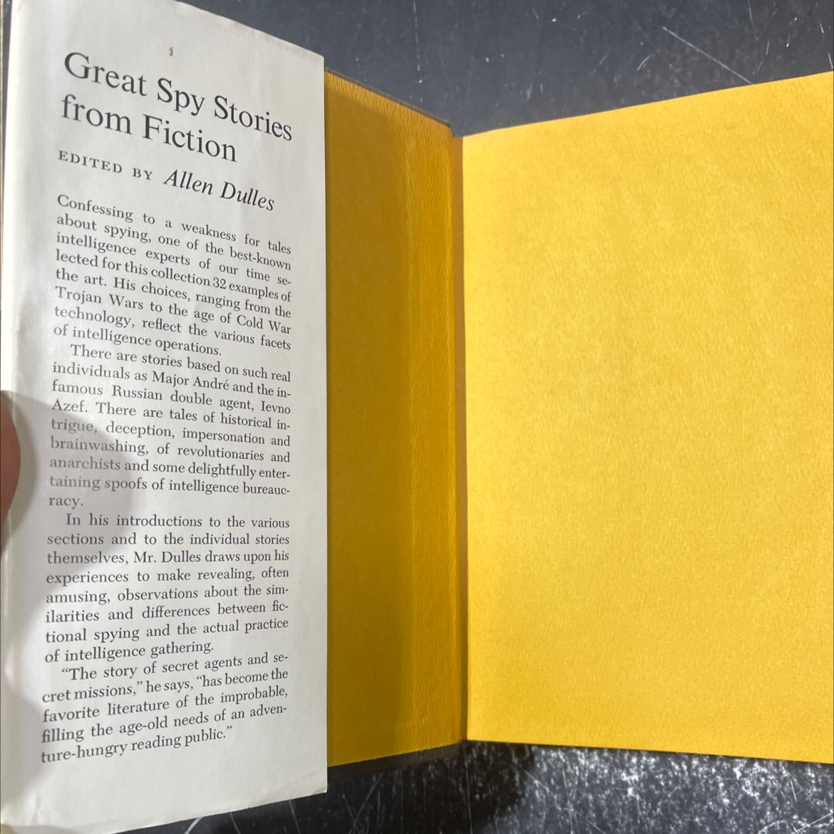 great spy stories from fiction book, by allen dulles, 1969 Hardcover image 4