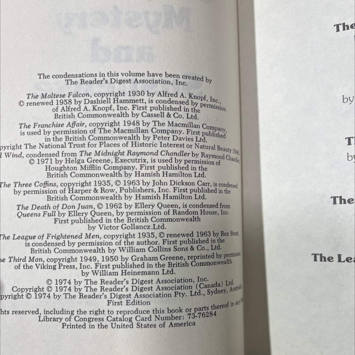 great stories of mystery and suspense selected and condensed by the editors of the reader's digest volume 2 book, by image 3