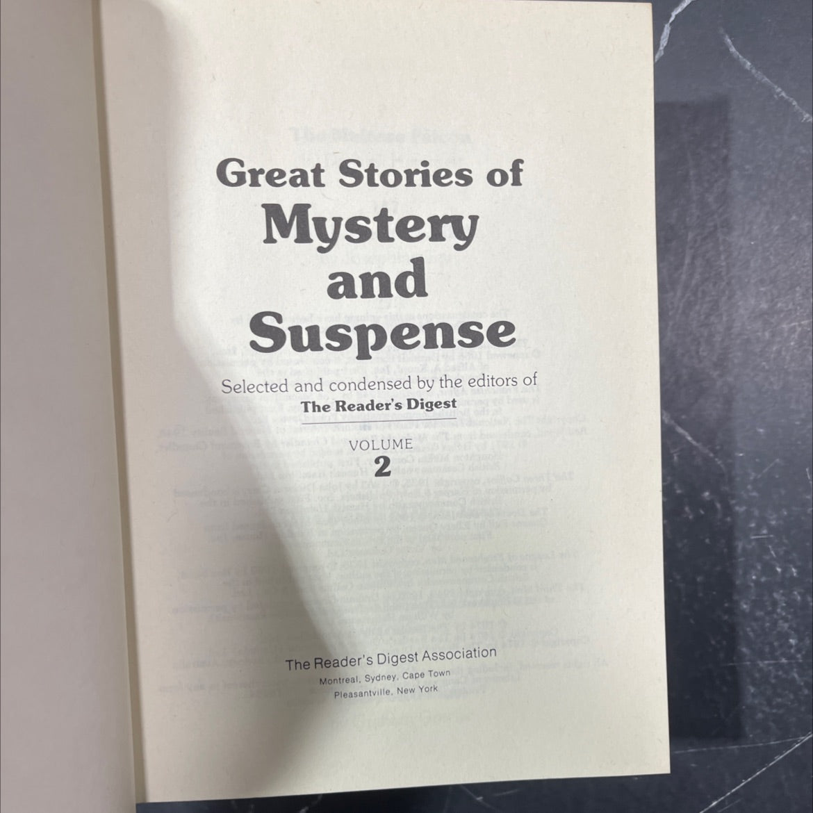 great stories of mystery and suspense selected and condensed by the editors of the reader's digest volume 2 book, by image 2