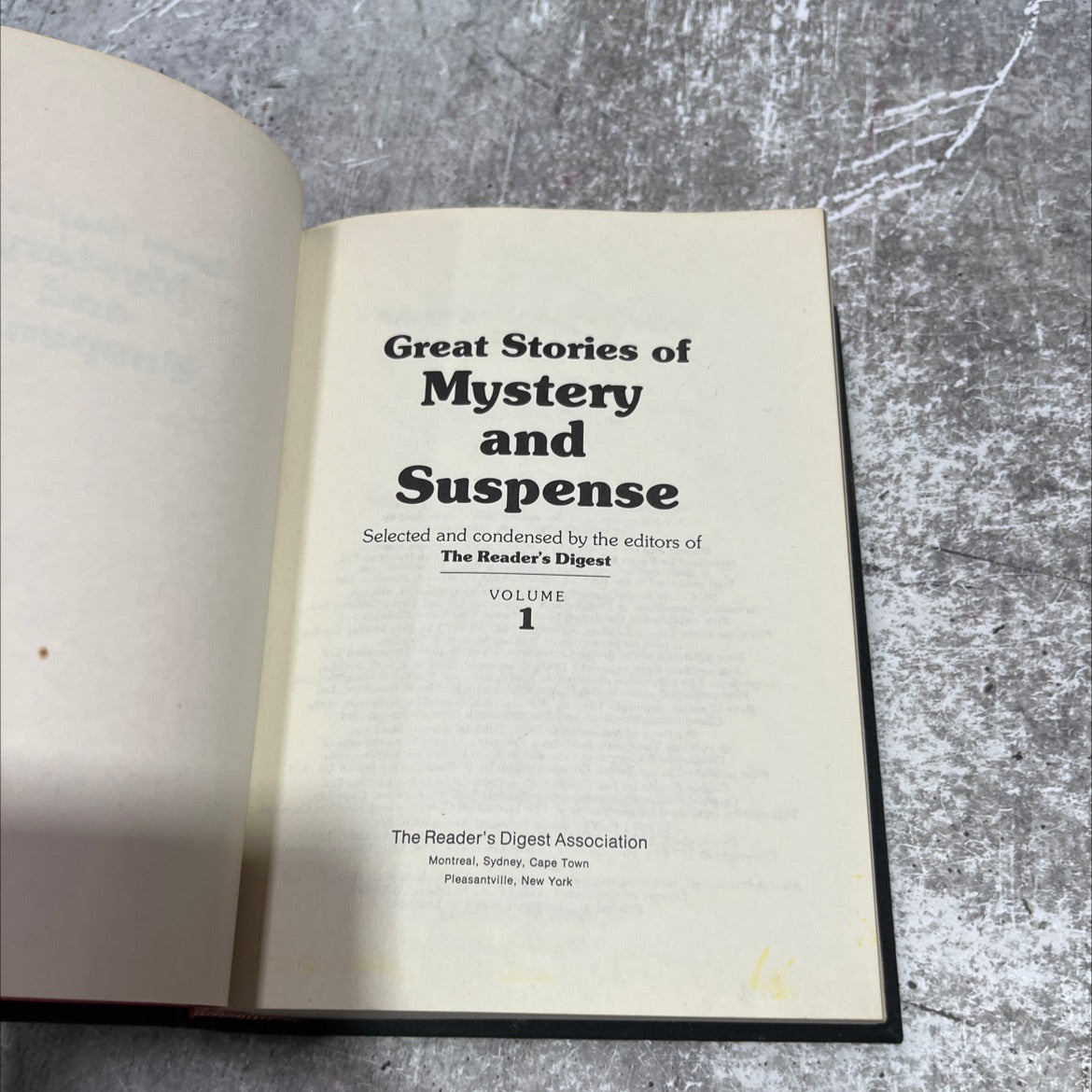 great stories of mystery and suspense book, by various, 1974 Hardcover image 2