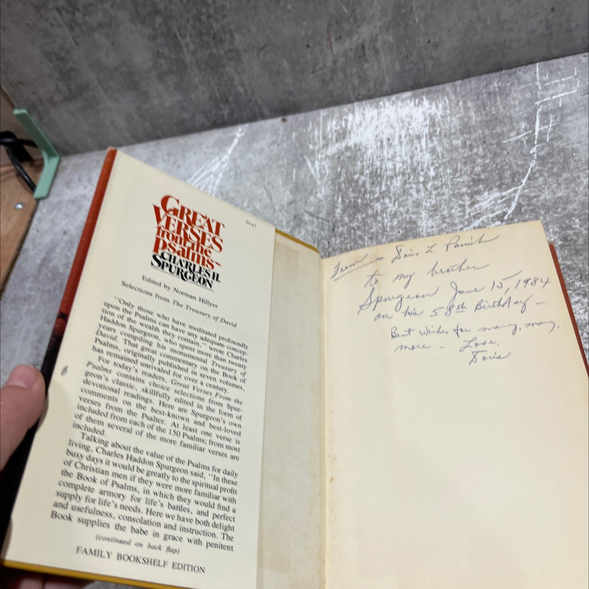 great verses from the psalms book, by charles h. spurgeon, 1977 Hardcover image 4