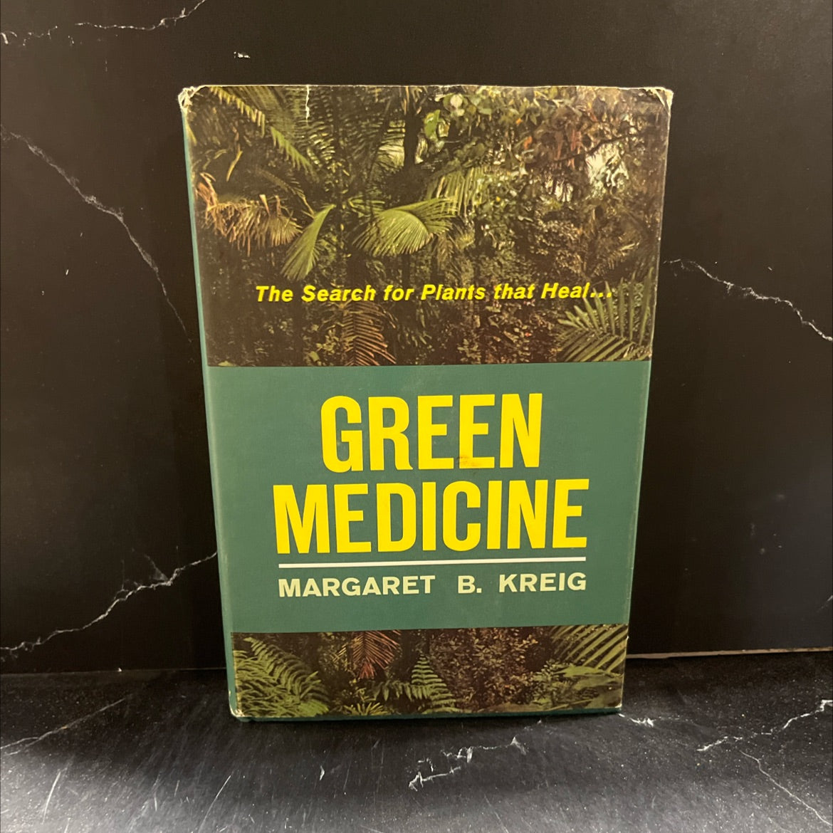 green medicine the search for plants that heal book, by Margaret B. Kreig, 1964 Hardcover image 1