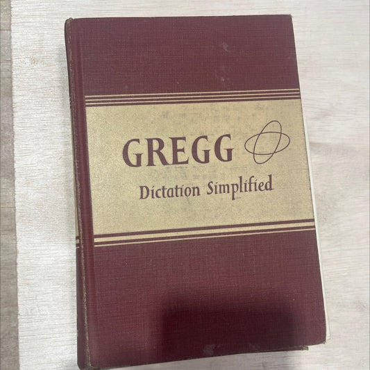 gregg dictation simplified book, by louis a. leslie and charles e. zoubek, 1949 Hardcover, Vintage image 1