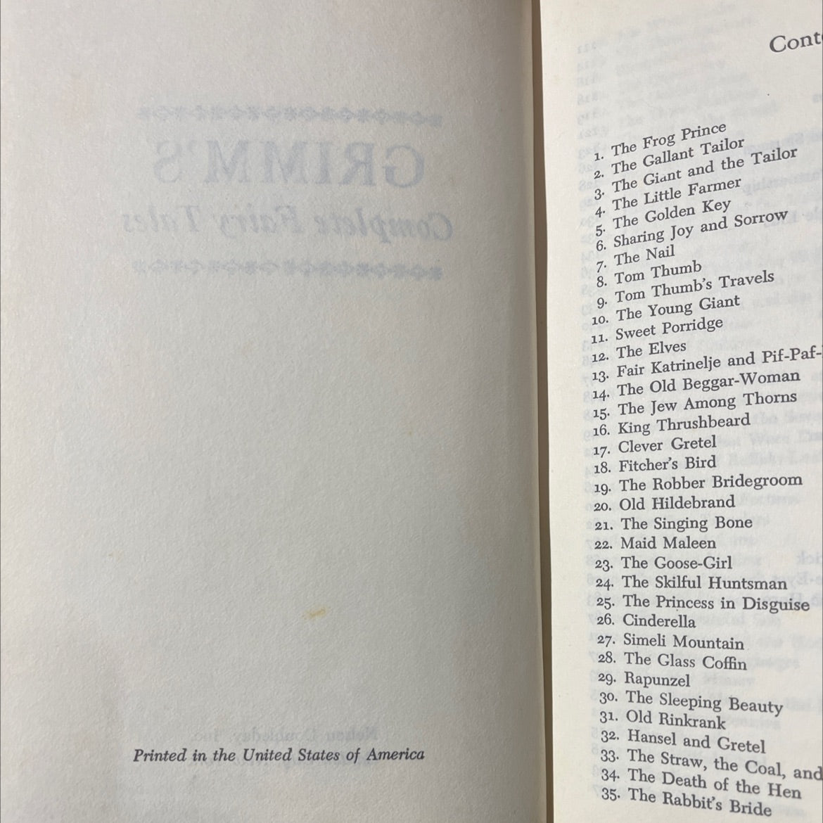 grimm's complete fairy tales book, by unknown, 1970 Hardcover image 3