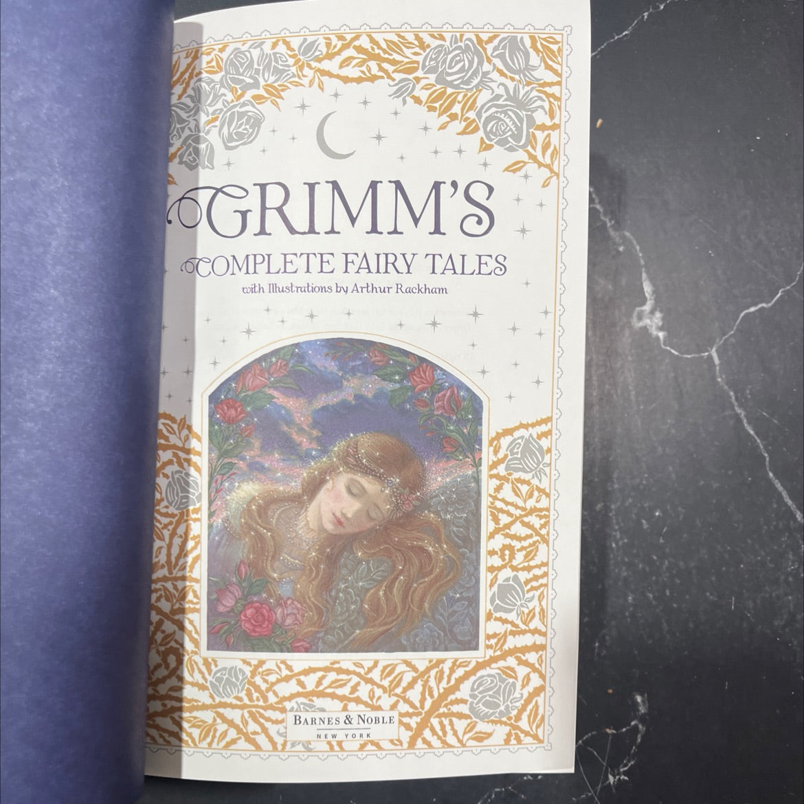 grimm's complete fairy tales book, by Jacob and Wilhelm Grimm, 2015 Leather image 2