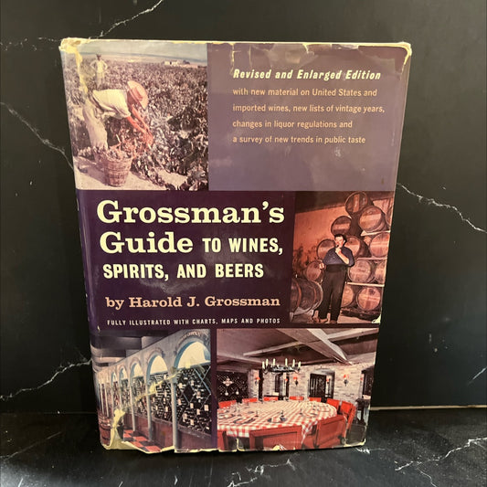 grossman's guide to wines, spirits, and beers book, by harold j. grossman, 1964 Hardcover image 1
