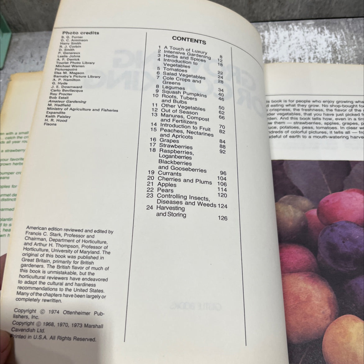 growing for cooking book, by unknown, 1974 Hardcover image 3