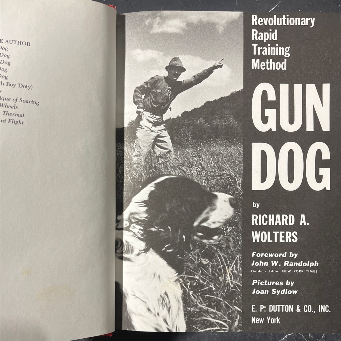 gun dog book, by richard a. wolters, 1961 Hardcover image 2