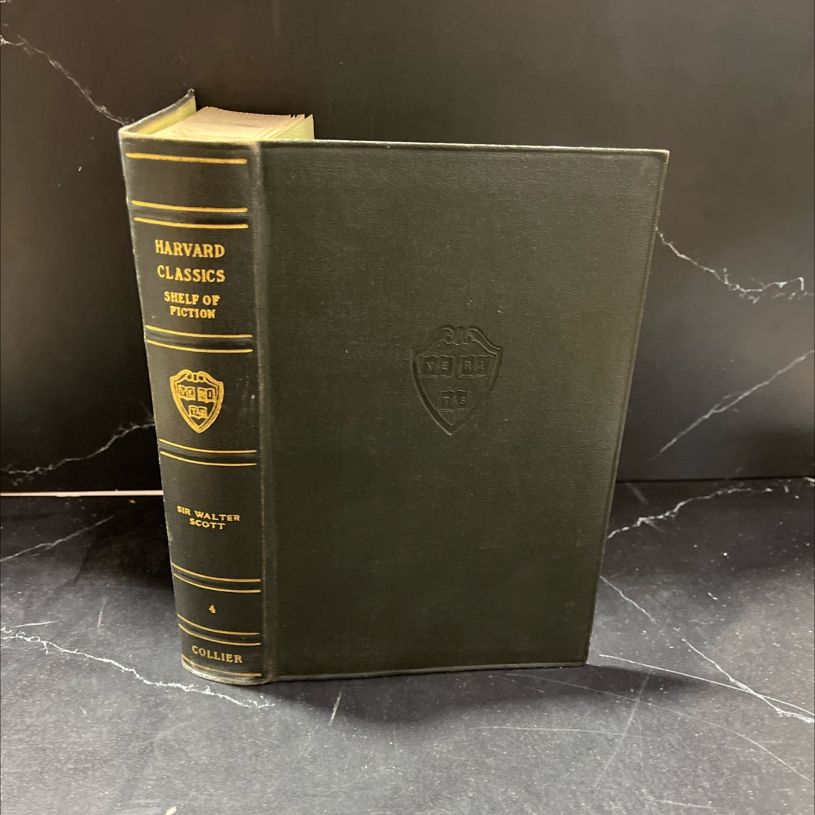 guy mannering book, by sir walter scott, 1917 Hardcover, Antique image 1