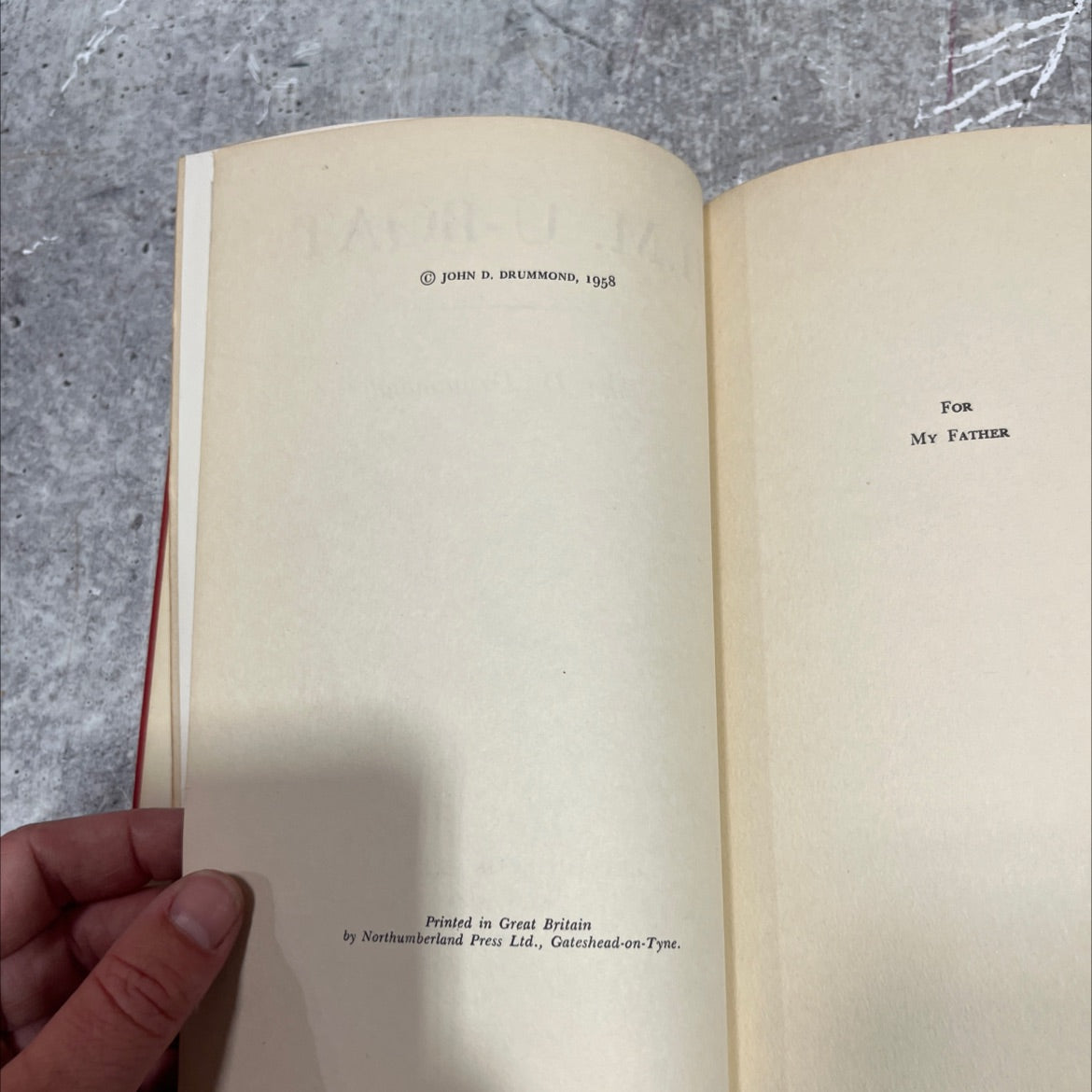 h.m. u-boat book, by john d. drummond, 1958 Hardcover image 3