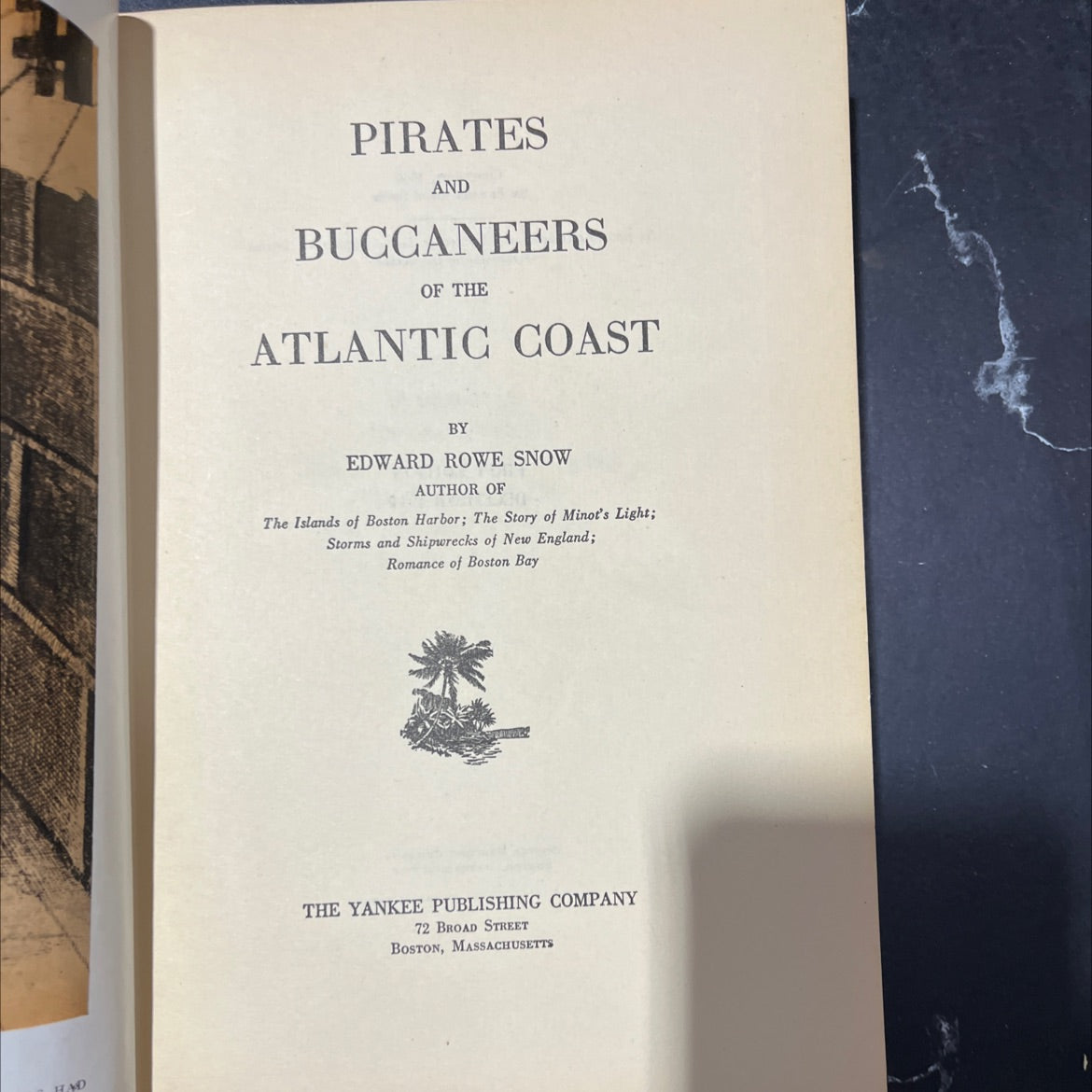 had pirates and buccaneers of the atlantic coast book, by edward rowe snow, 1944 Hardcover image 2