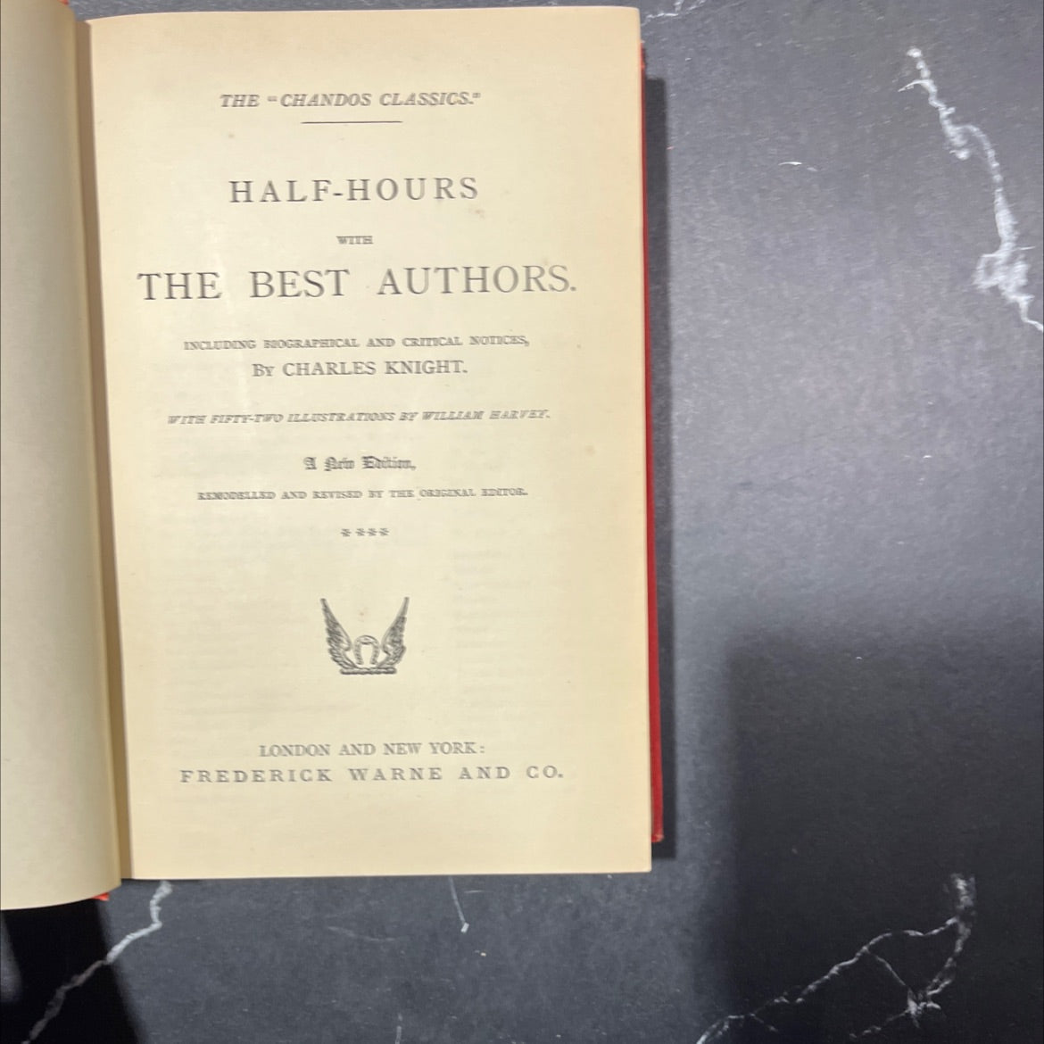 half-hours with the best authors book, by Charles Knight, 1970 Hardcover image 2