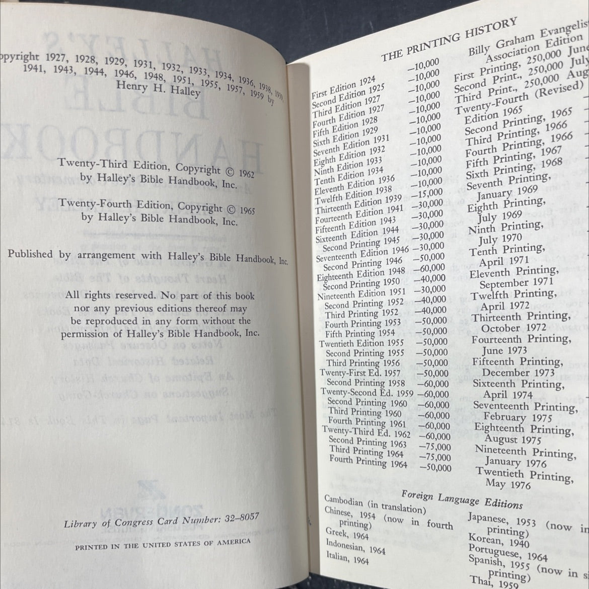 halley's bible handbook book, by henry h. halley, 1970 Hardcover image 3