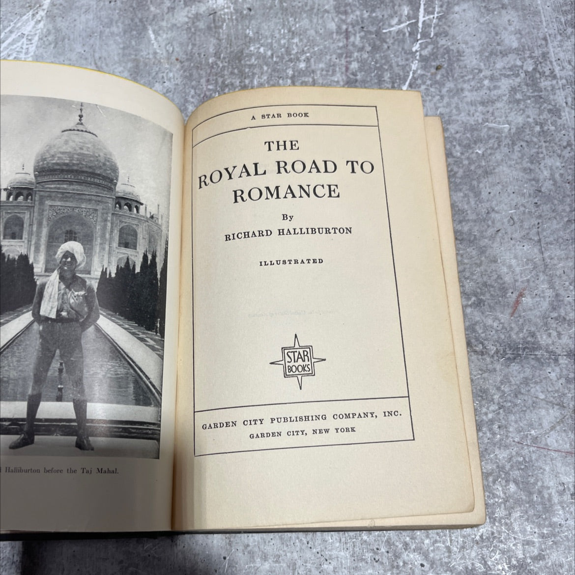 halliburton before the taj mahal book, by richard halliburton, 1925 Hardcover image 2