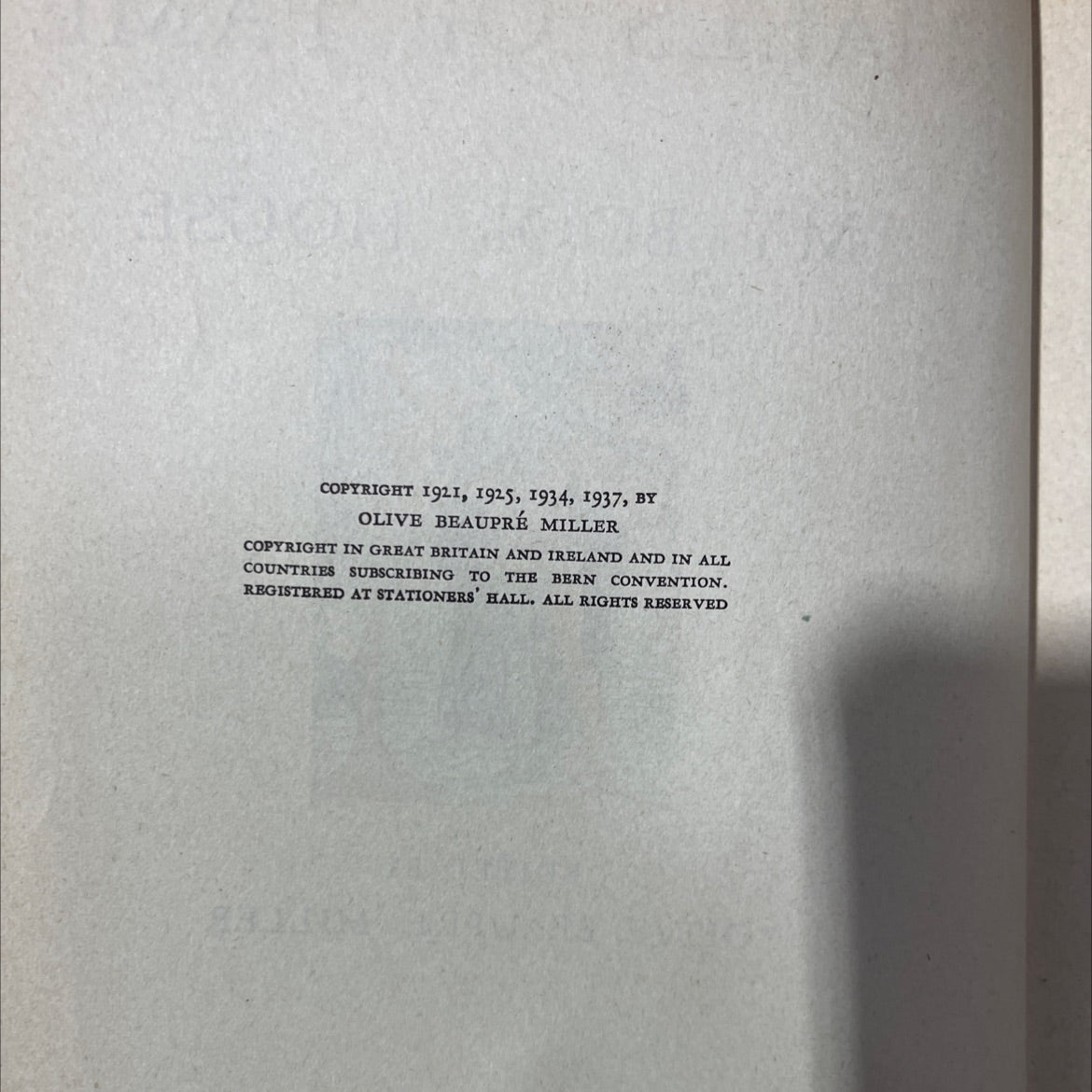 halls of fame of my book house 29 book, by olive beaupré miller, 1937 Hardcover, Antique image 3