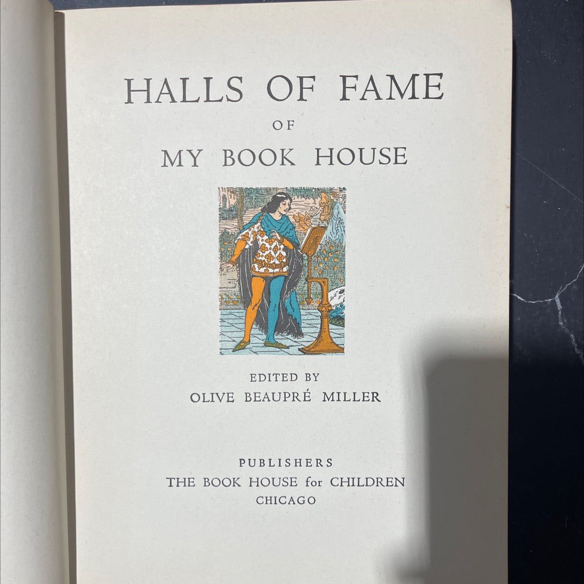 halls of fame of my book house book, by olive beaupré miller, 1948 Hardcover image 2