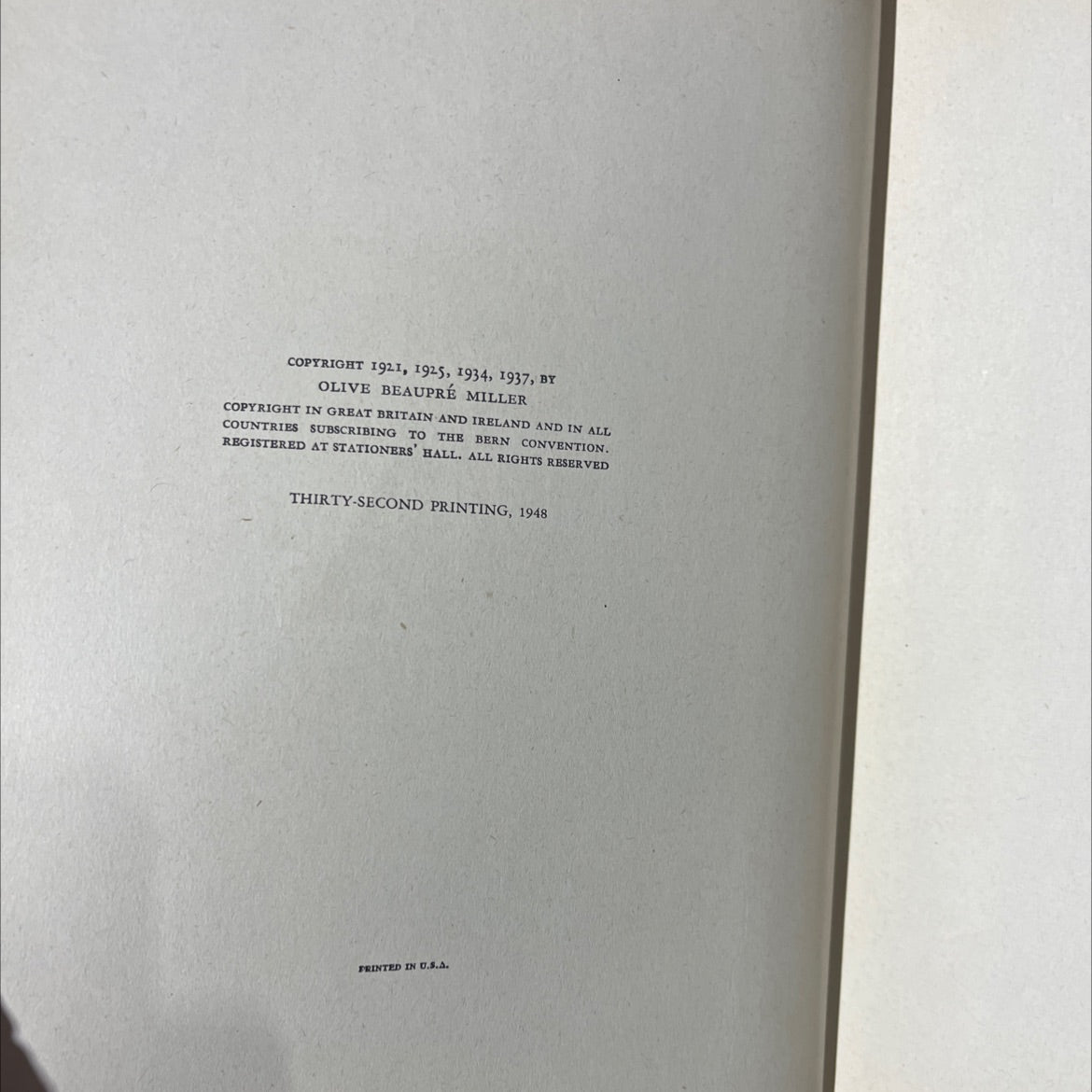 halls of fame of my book house book, by olive beaupré miller, 1948 Hardcover image 3