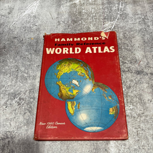 hammond's family reference world atlas new revised edition book, by c. s. hammond & co., inc., 1962 Hardcover image 1