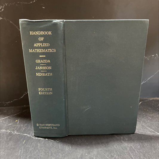 handbook of applied mathematics book, by edward e. grazda, morris brenner, william r. minrath, 1966 Hardcover image 1