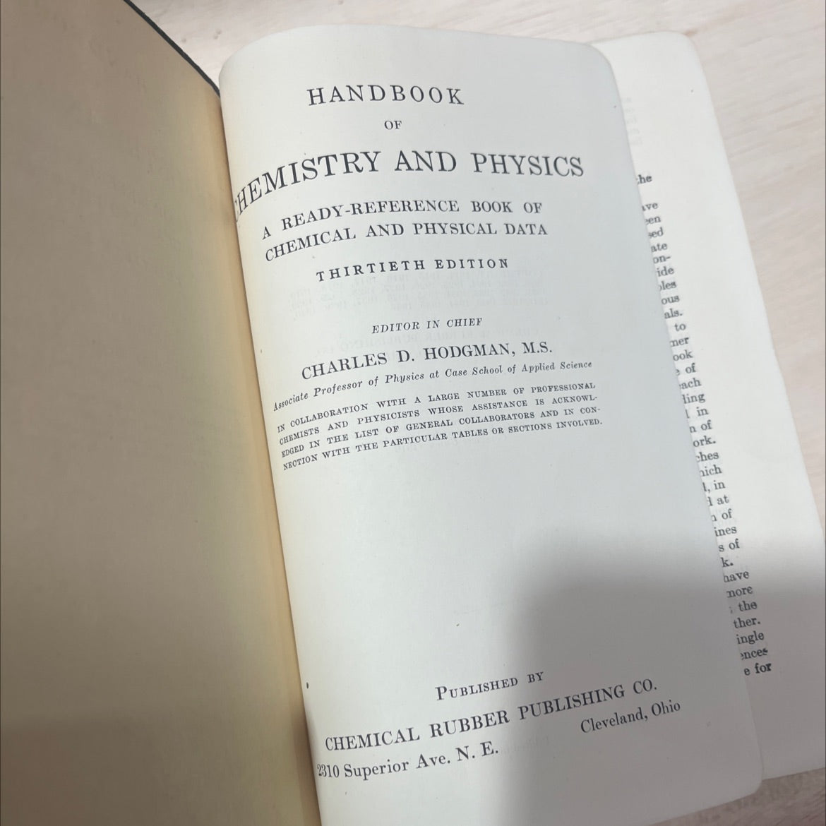 handbook of chemistry and physics a ready-reference book of chemical and physical data thirtieth edition book, by image 2
