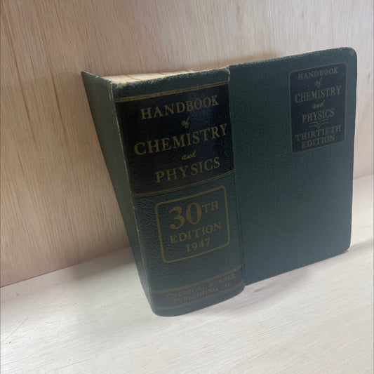 handbook of chemistry and physics a ready-reference book of chemical and physical data thirtieth edition book, by image 1
