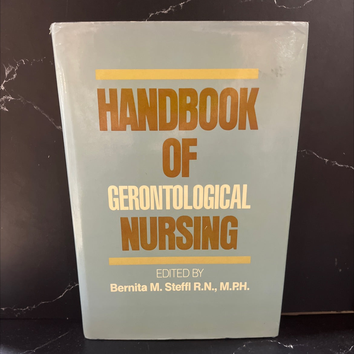 handbook of gerontological nursing book, by Bernita M. Steffl, 2014 Hardcover image 1