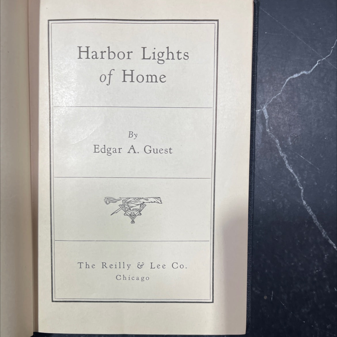 harbor lights of home book, by edgar a. guest, 1928 Hardcover image 2
