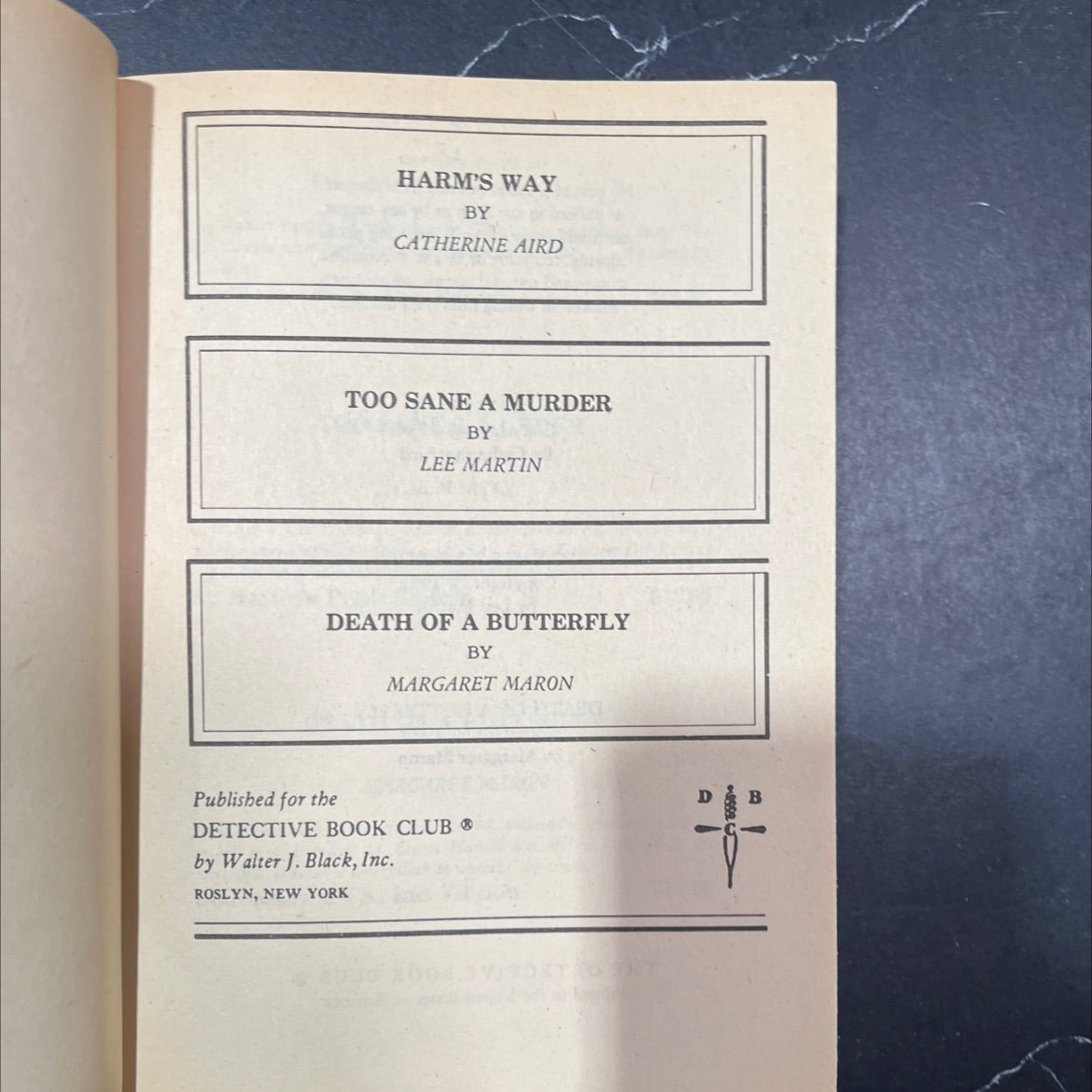 harm's way book, by catherine aird, 1984 Hardcover image 2