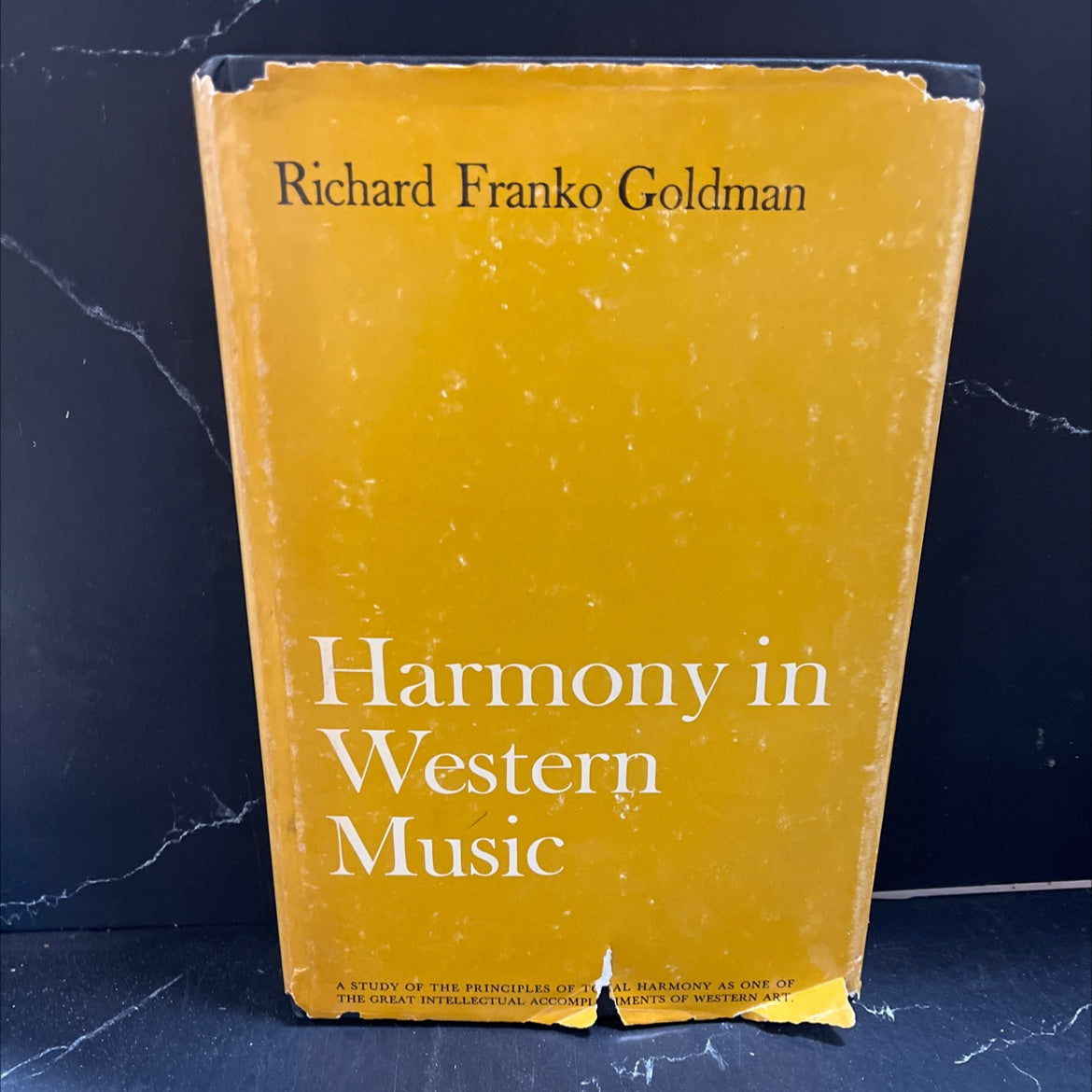 harmony in western music book, by richard franco goldman, 1965 Hardcover image 1