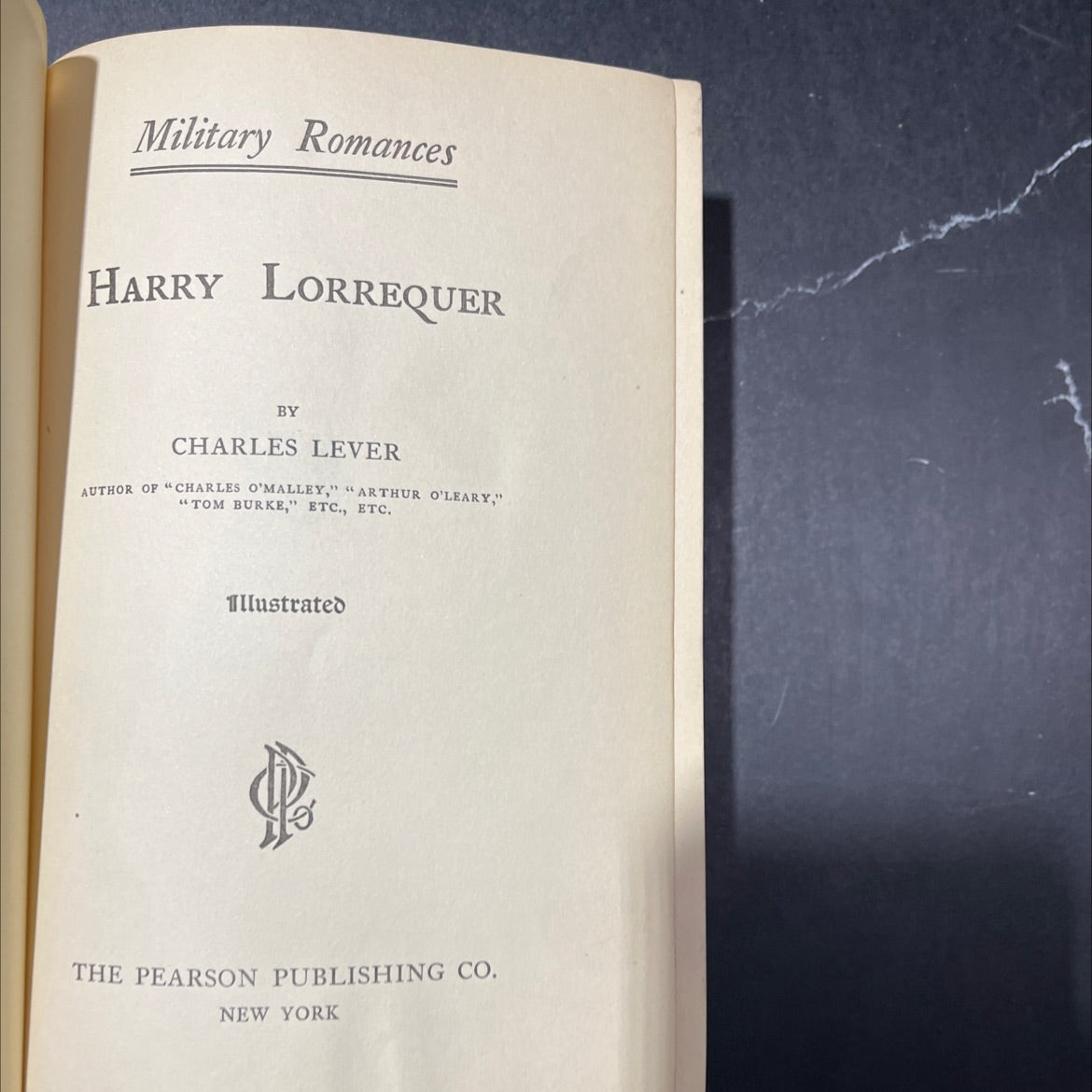 harry lorrequer book, by charles lever, 1970 Hardcover image 3