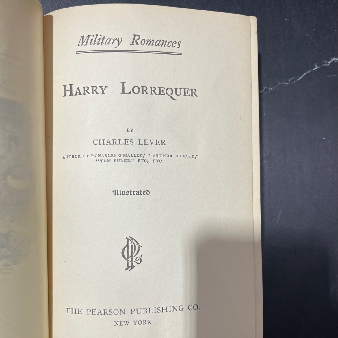 harry lorrequer book, by charles lever, 1970 Hardcover image 2