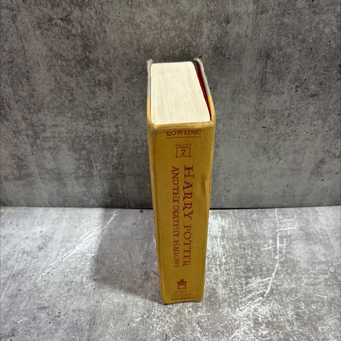 harry potter and the deathly hallows book, by j. k. rowling, 2007 Hardcover image 4