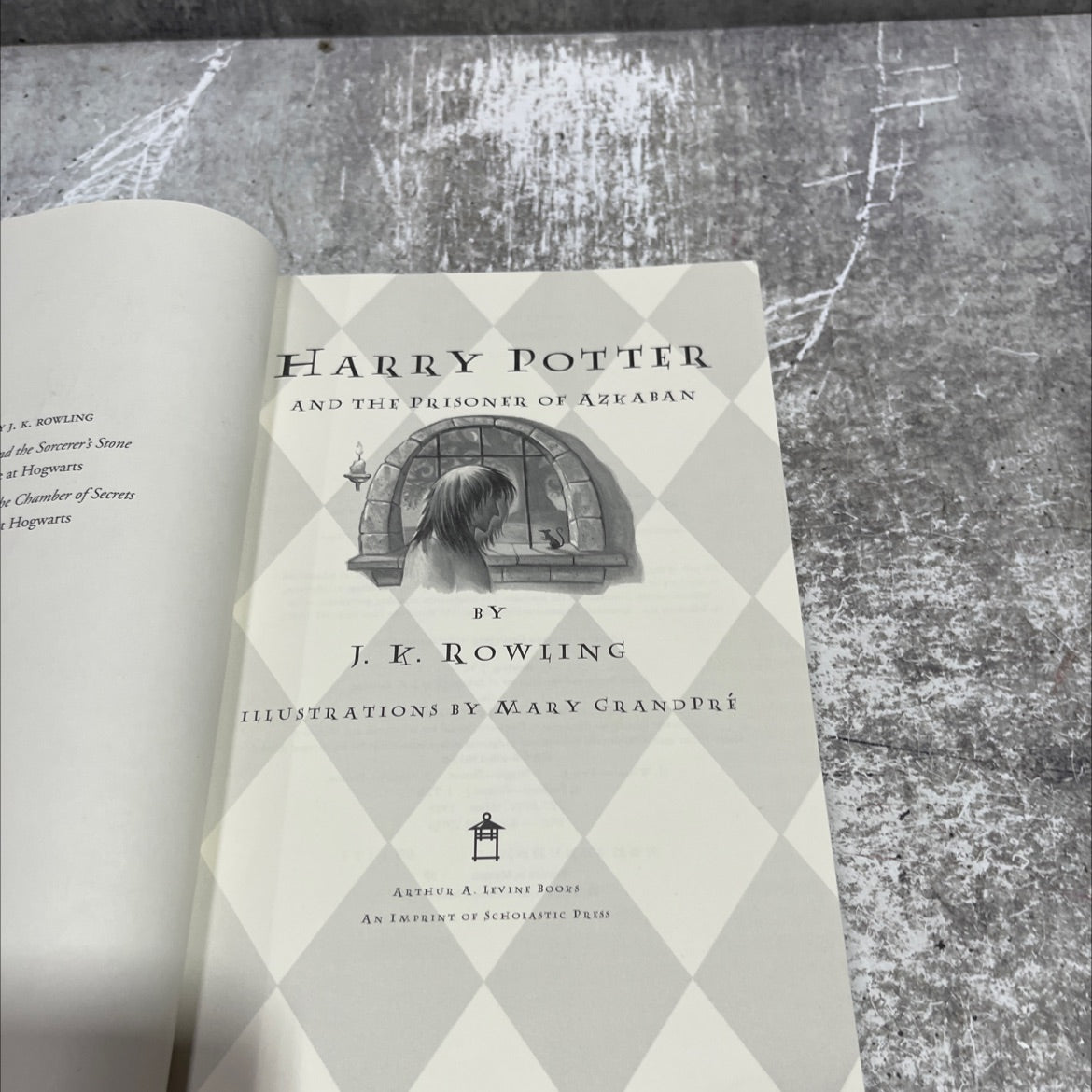 harry potter and the prisoner of azkaban book, by j. k. rowling, 1999 Hardcover image 2