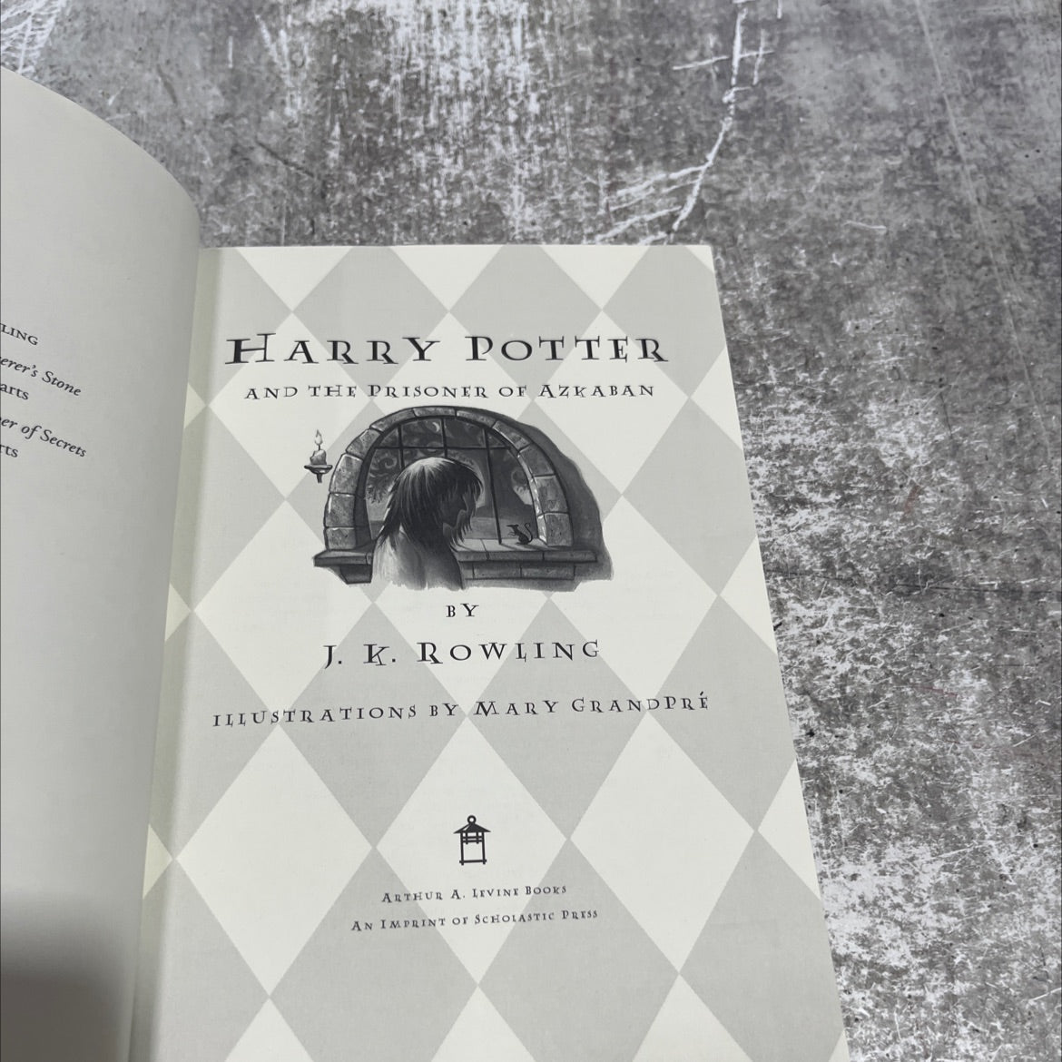 harry potter and the prisoner of azkaban book, by j. k. rowling, 1999 Hardcover image 2