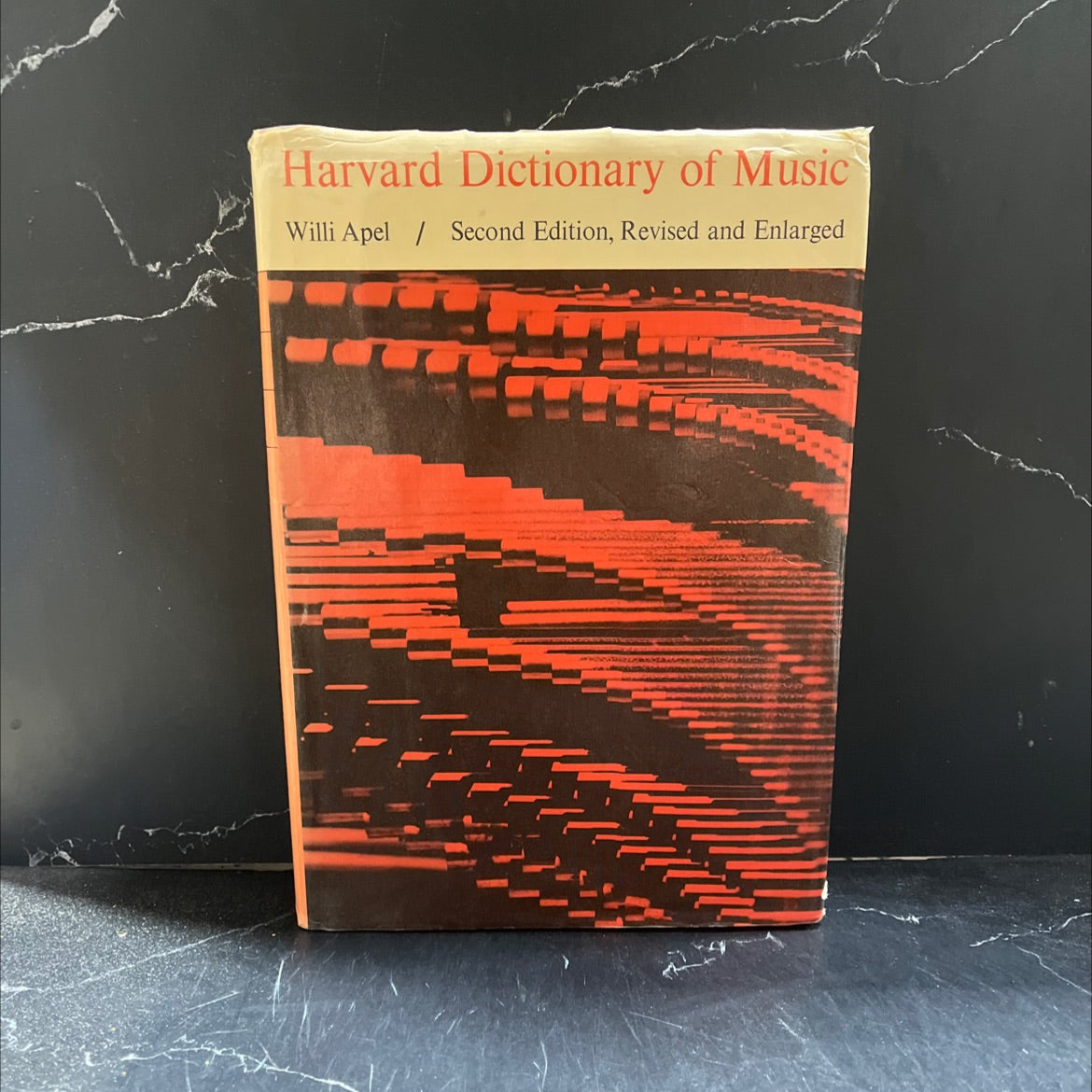 harvard dictionary of music book, by willi apel, 1970 Hardcover image 1