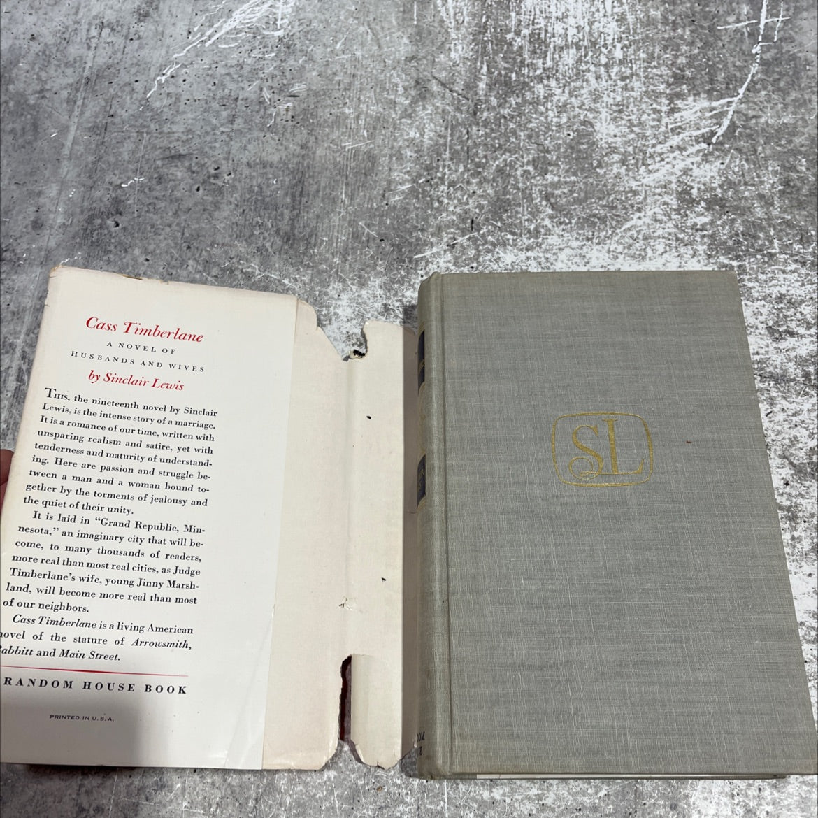 hawk cass timberlane book, by sinclair lewis, 1945 Hardcover image 4