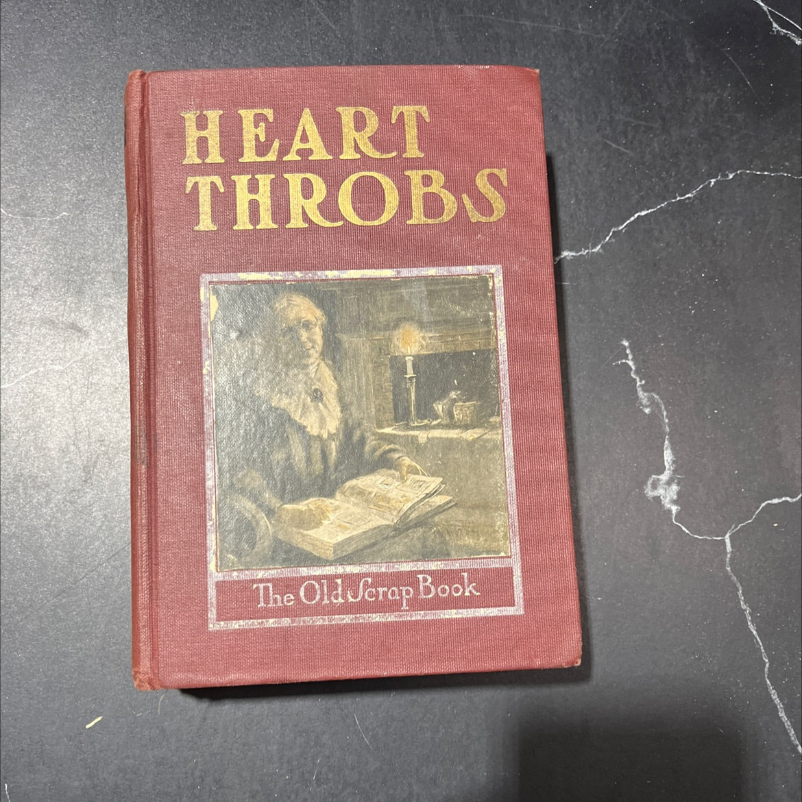 heart throbs in prose and verse book, by unknown, 1905 Hardcover image 1