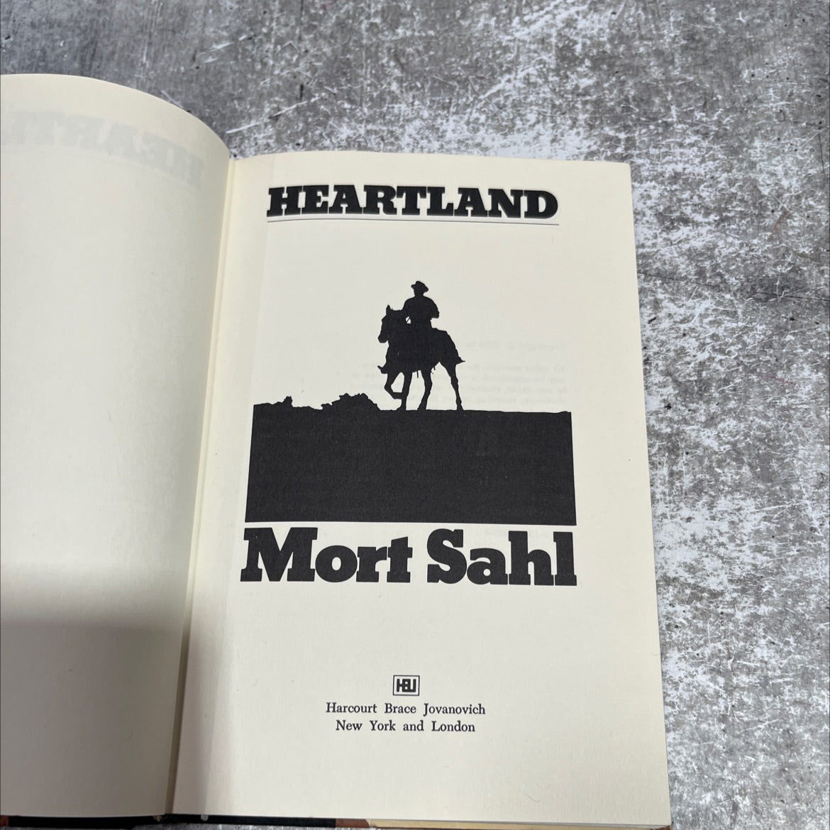heartland book, by Mort Sahl, 1976 Hardcover image 2