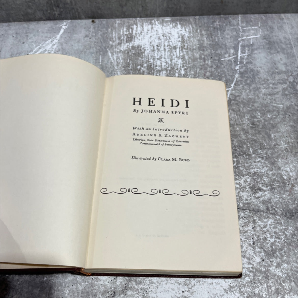 heidi book, by johanna spyri, 1925 Hardcover image 2
