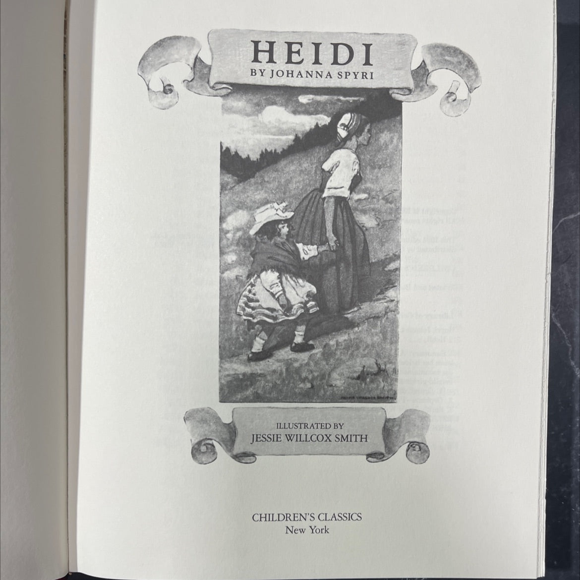 heidi book, by johanna spyri, 1986 Hardcover image 2