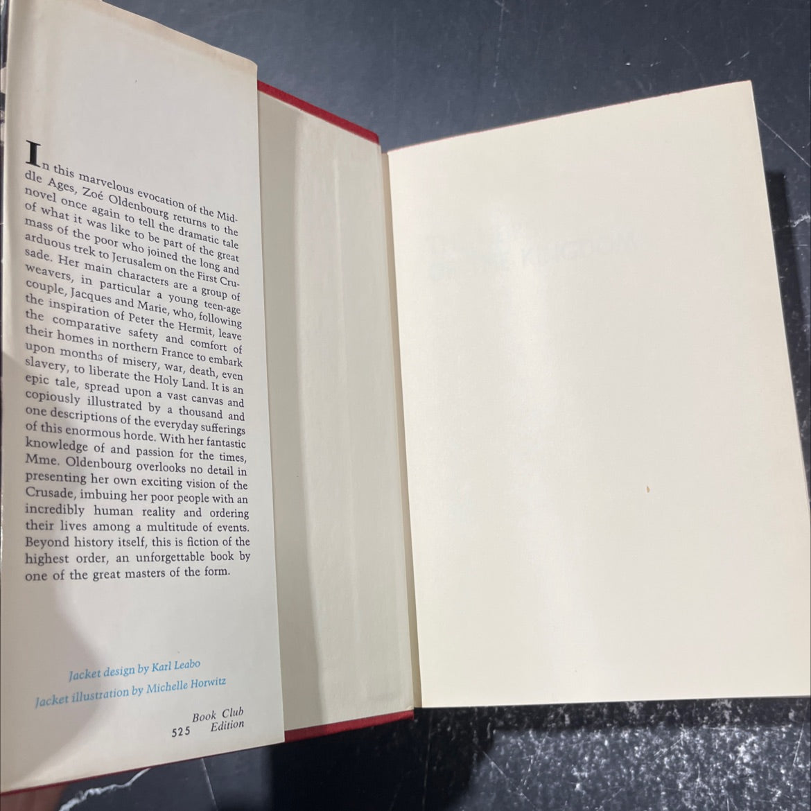 heirs of the kingdom book, by zoé oldenbourg, 1970 Hardcover image 4