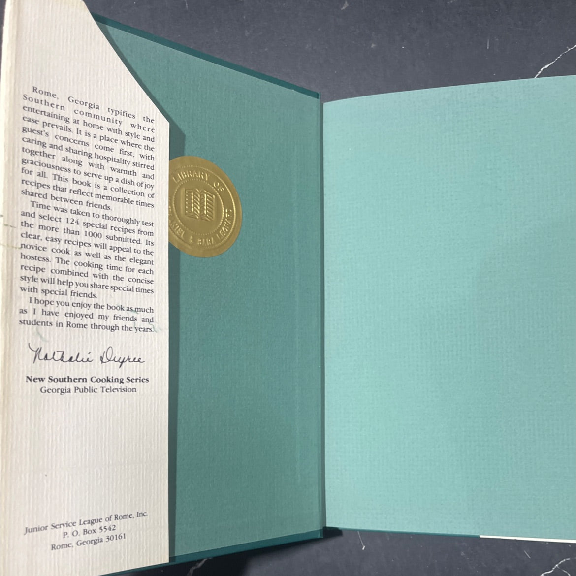 hel rome, georgia book, by Nathalie Dupree, 1970 Hardcover image 2