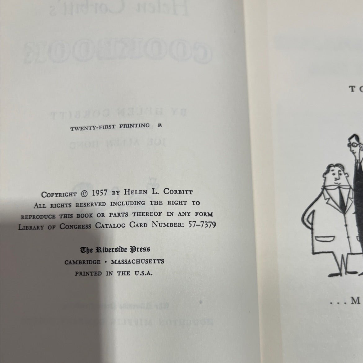 helen corbitt's cookbook book, by helen corbitt, 1957 Hardcover image 3